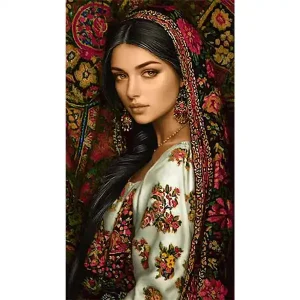 نخ و نقشه - دخترلباس سنتی
