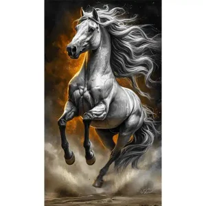 نخ و نقشه - اسب سفید
